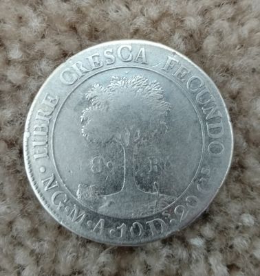 1839/7-Central-American-Republic-Aka-Guatemala-8-Reales-Question